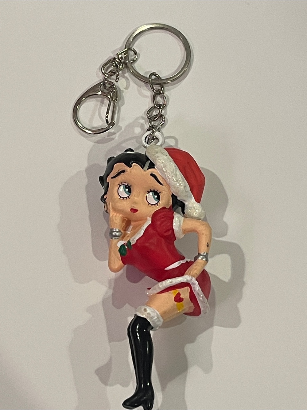 Hand Crafted Vintage Betty Boop Bag Charm/ Keychain